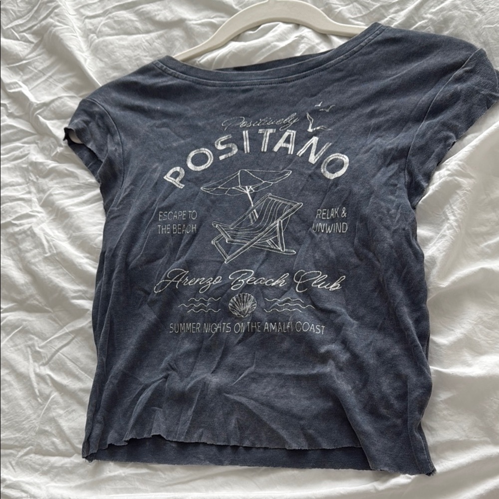 Wild Fable Blue Graphic T-Shirt Relaxed Fit
